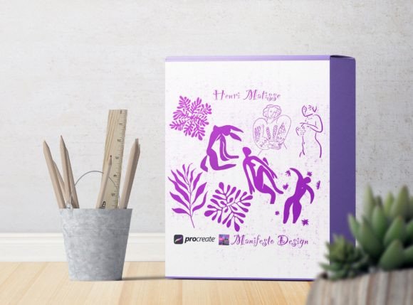 15 Line Art Matisse for Procreate V 10: A Digital Twist on a Master's Hand
