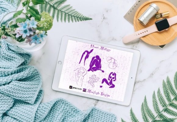 15 Line Art Matisse for Procreate V 11: A Designer's Guide