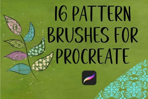 16 Pattern Brushes for Procreate: Instant Texture for Digital Projects