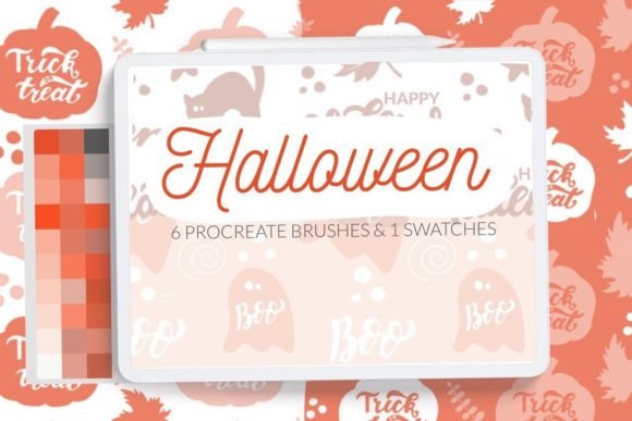 Halloween Pattern Brushes Procreate: Festive Seamless Designs