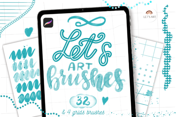 Let's Art Lettering Brushes: A Creative Toolkit for Procreate