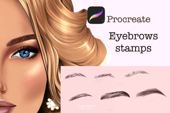 Streamline Your Digital Art with Procreate Eyebrows Stamps