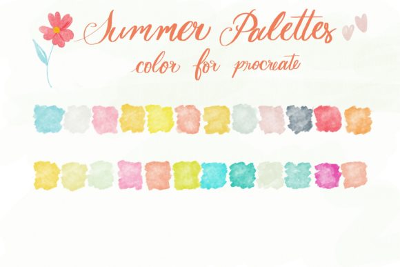Summer Palettes Colors: Your Procreate Toolkit for Vibrant Design