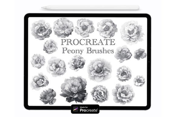 Transform Your Art with Procreate Peony Brushes