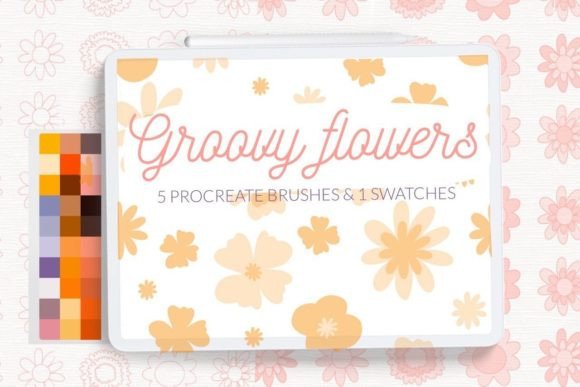 Unlocking Retro Charm with Groovy Flowers Pattern Brushes
