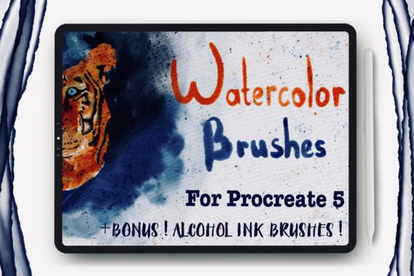 Watercolor Brushes for Procreate: Realistic Digital Painting